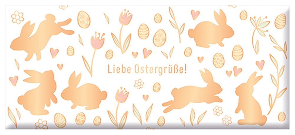 Grafik Werkstatt, Schoko Liebe Ostergrüße!, 30g