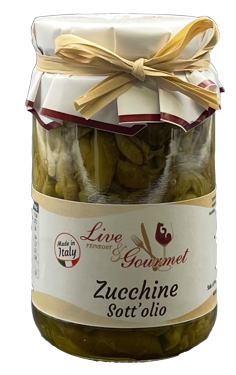 Live & Gourmet, Zucchine Sott'olio, 280g